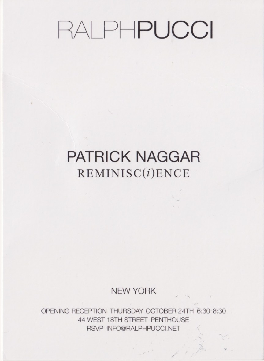 Reminisc(i)ence - Patrick Naggar